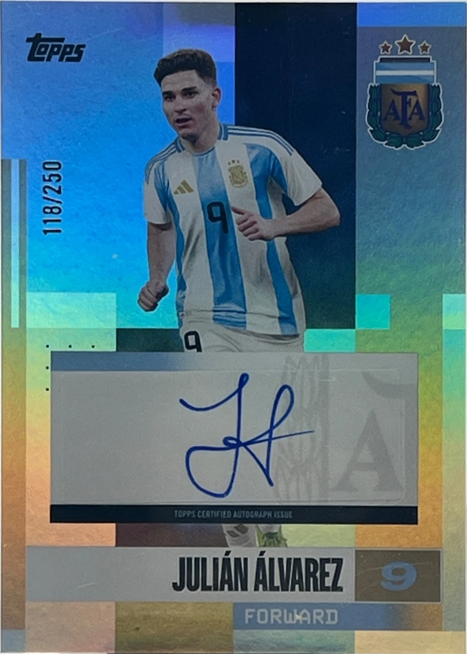 2024 Topps Julián Álvarez Autograph
