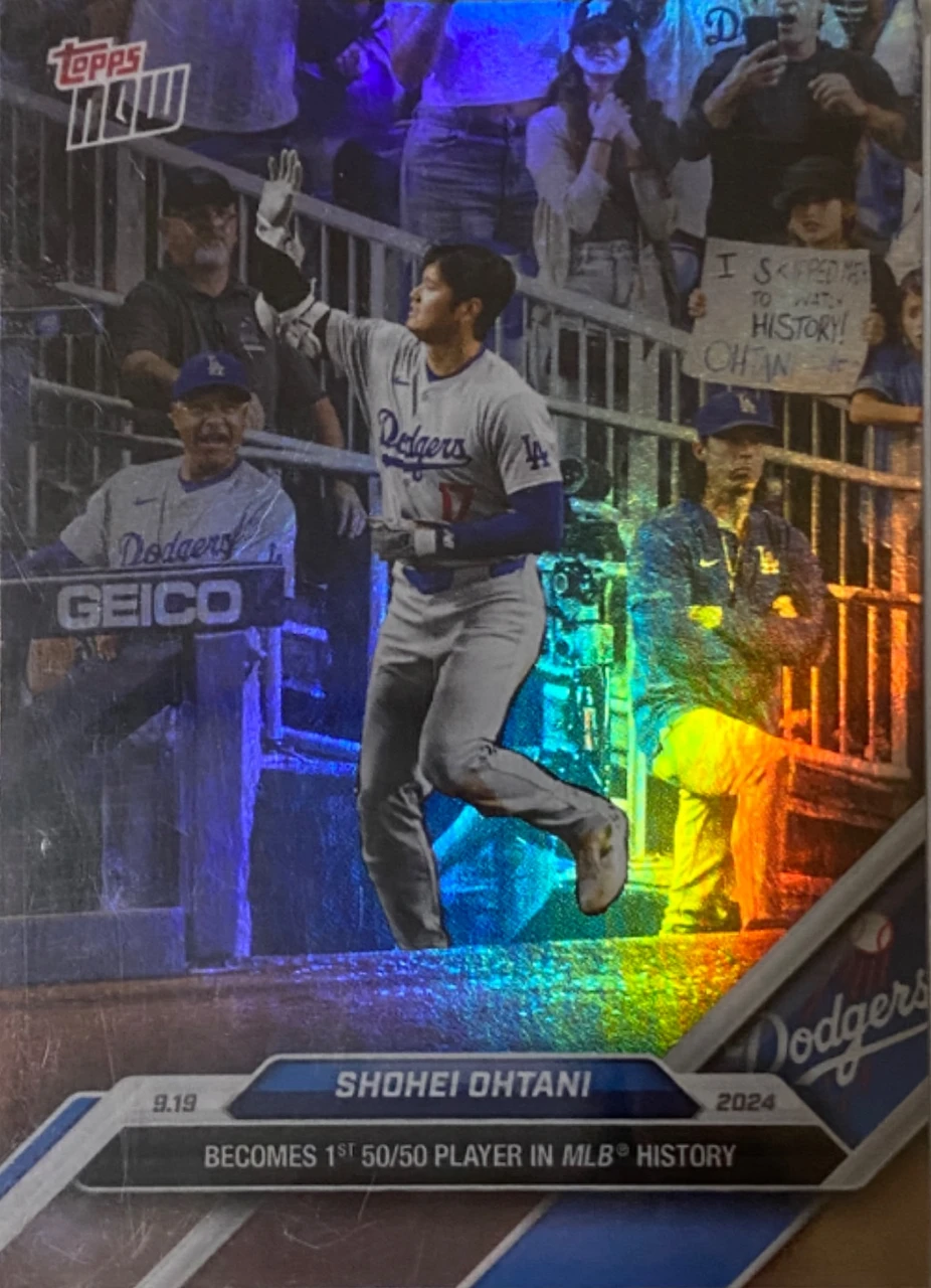 Topps NOW 722 Shohei Ohtani 50/50 SP