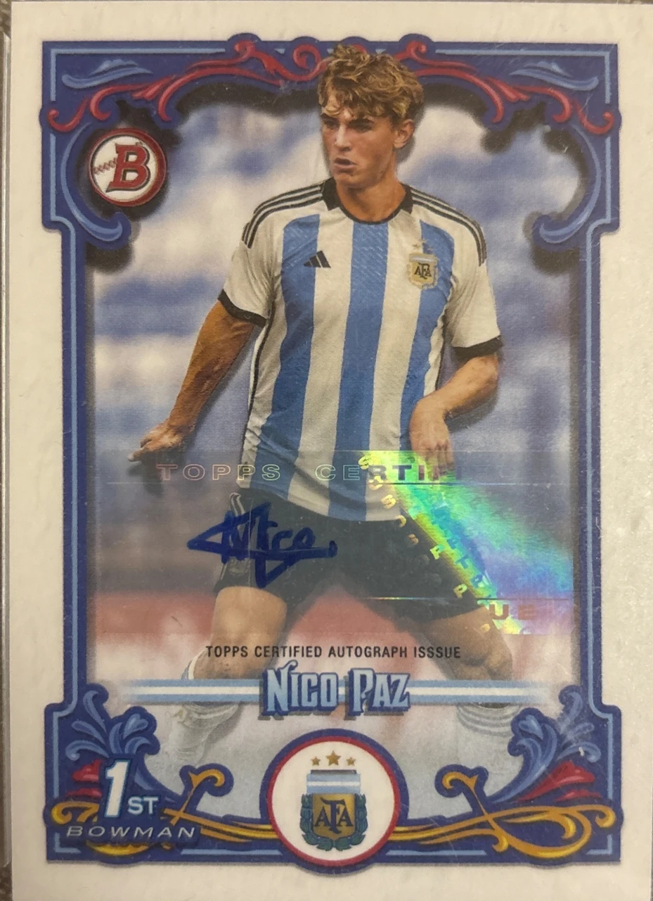 nico paz 1st bowman