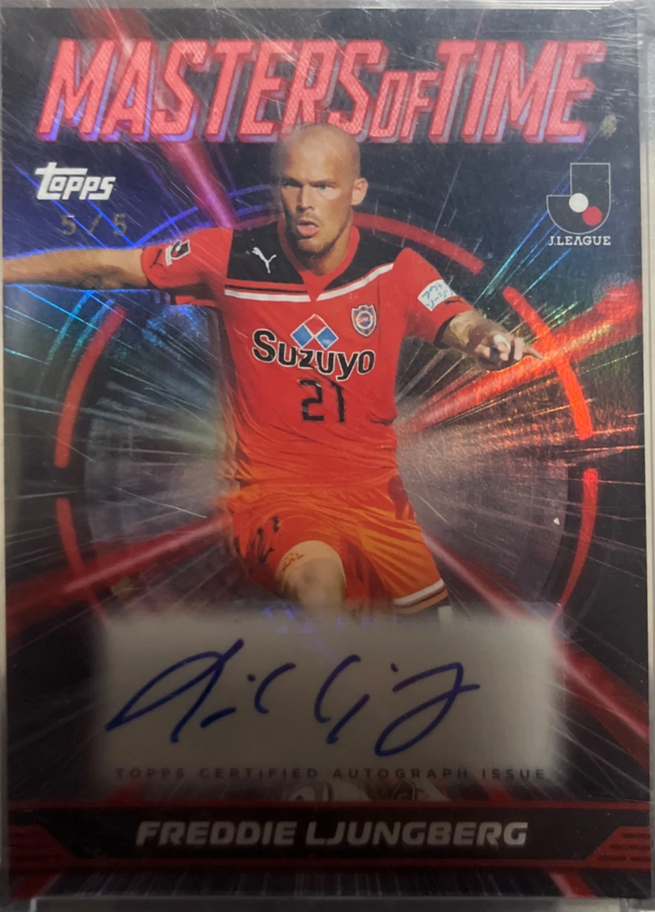 2025 Topps J.League Masters of Time Autograph Freddie Ljungberg