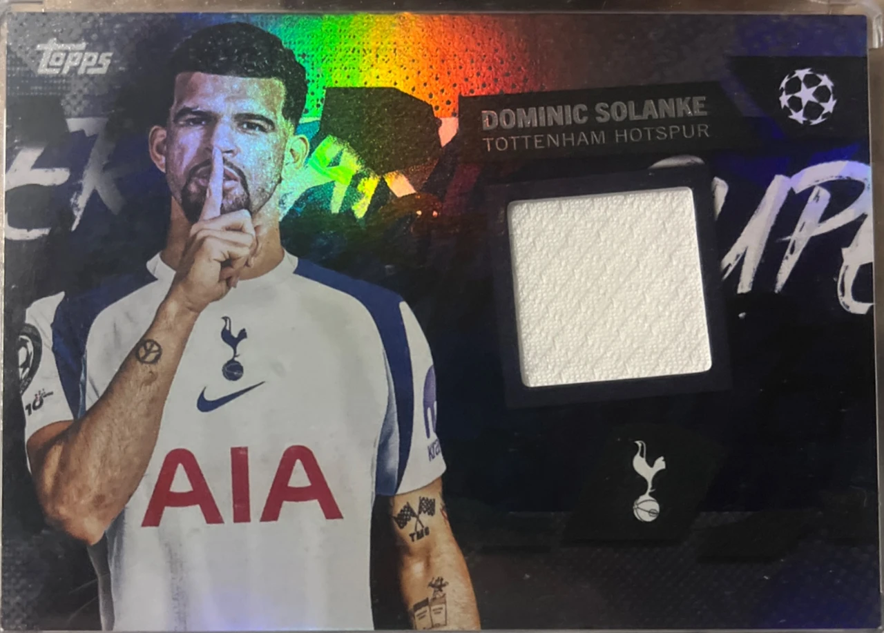 2025/26 Topps UEFA Club Competitions Superstar Relic Dominic Solanke