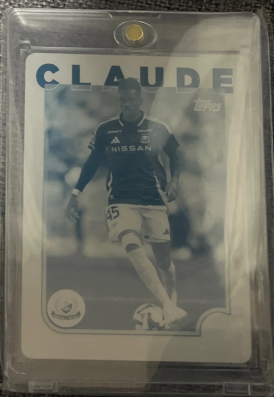 2025 Topps J.League Jean Claude Printing Plate