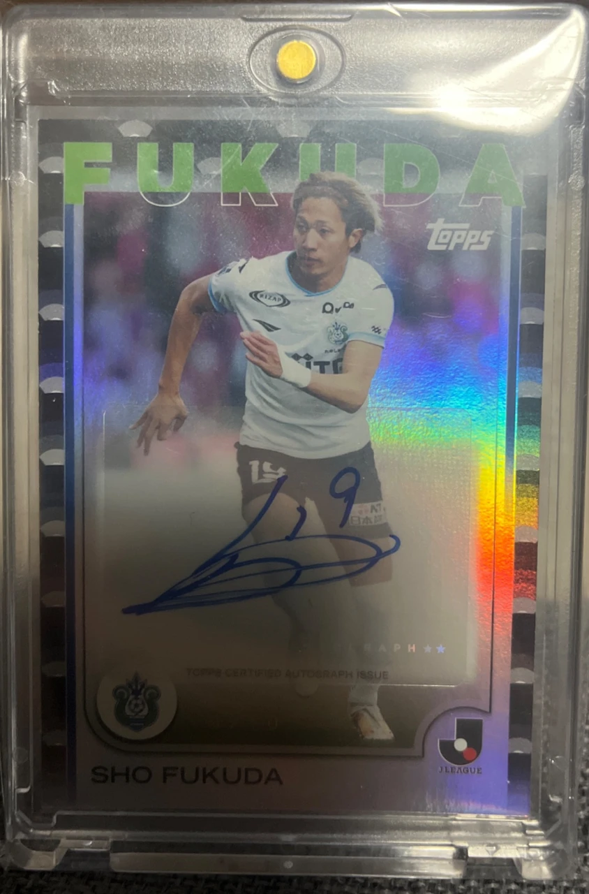 2025 Topps J.League Sho Fukuda Autograph