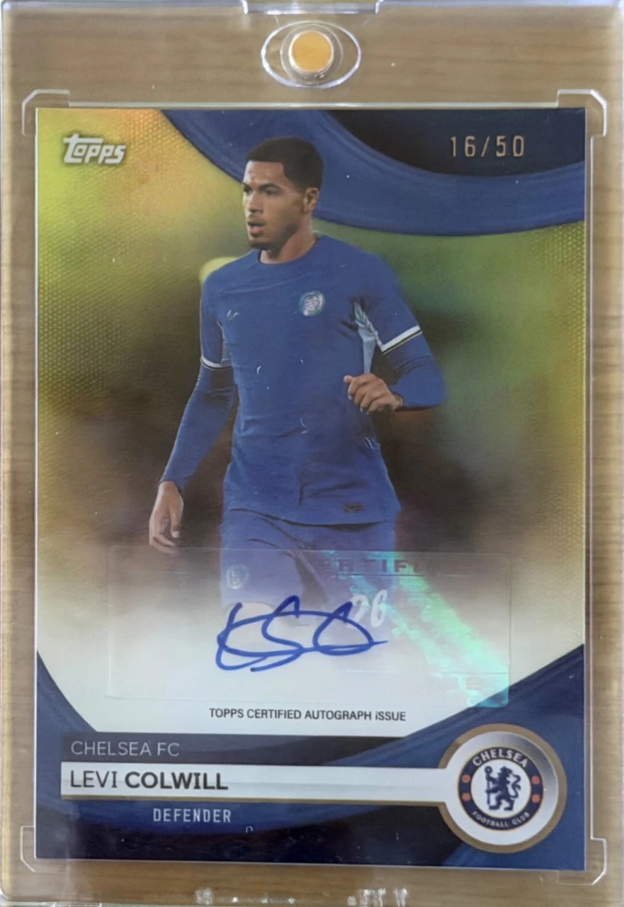 2023/24 Topps Chelsea FC Team Set Levi Colwill Autograph