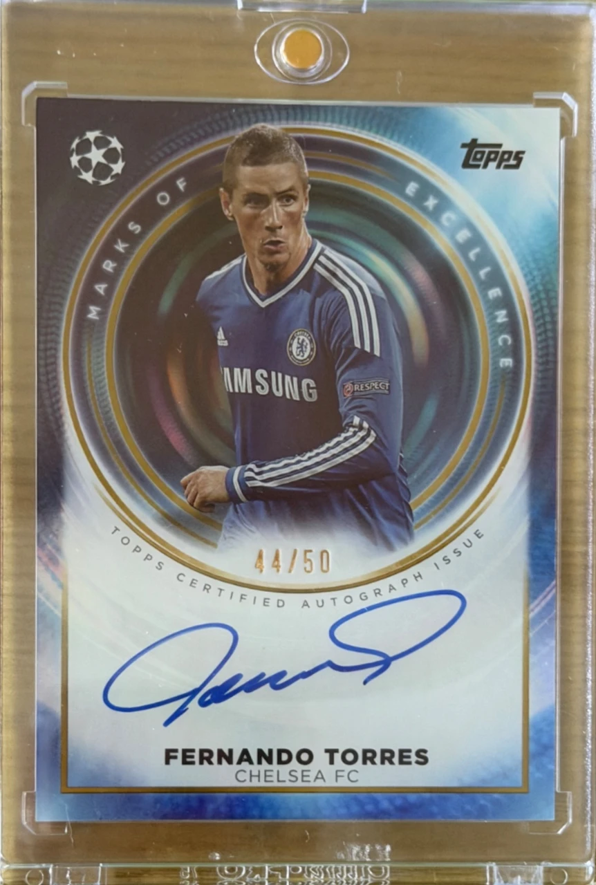 Topps Fernando Torres Topps Marks of Excellence Autograph