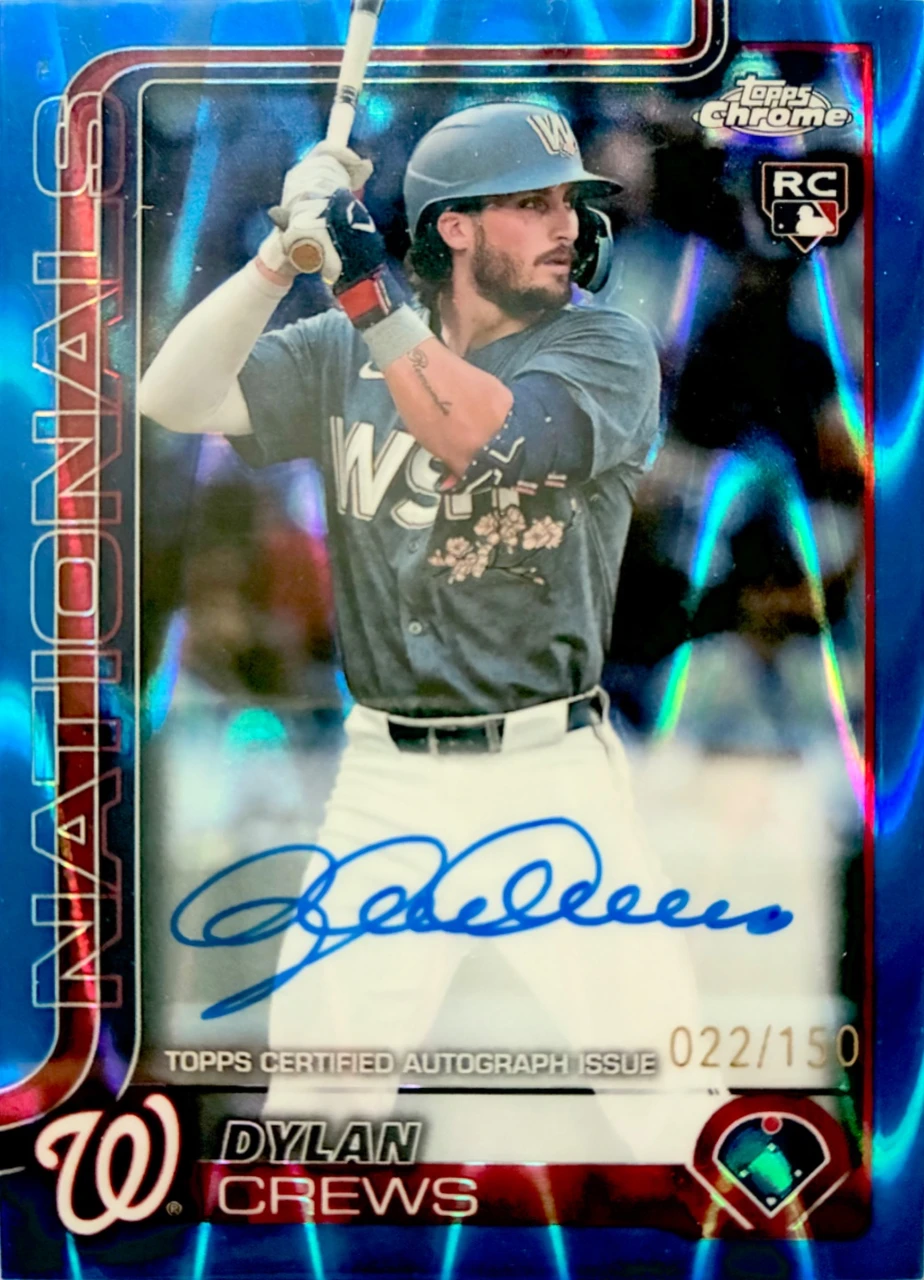 2025 Topps Chrome Dylan Crews Rookie Autograph