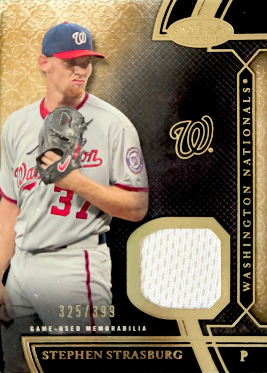 2015 Topps Tier One Stephen Strasburg Relic