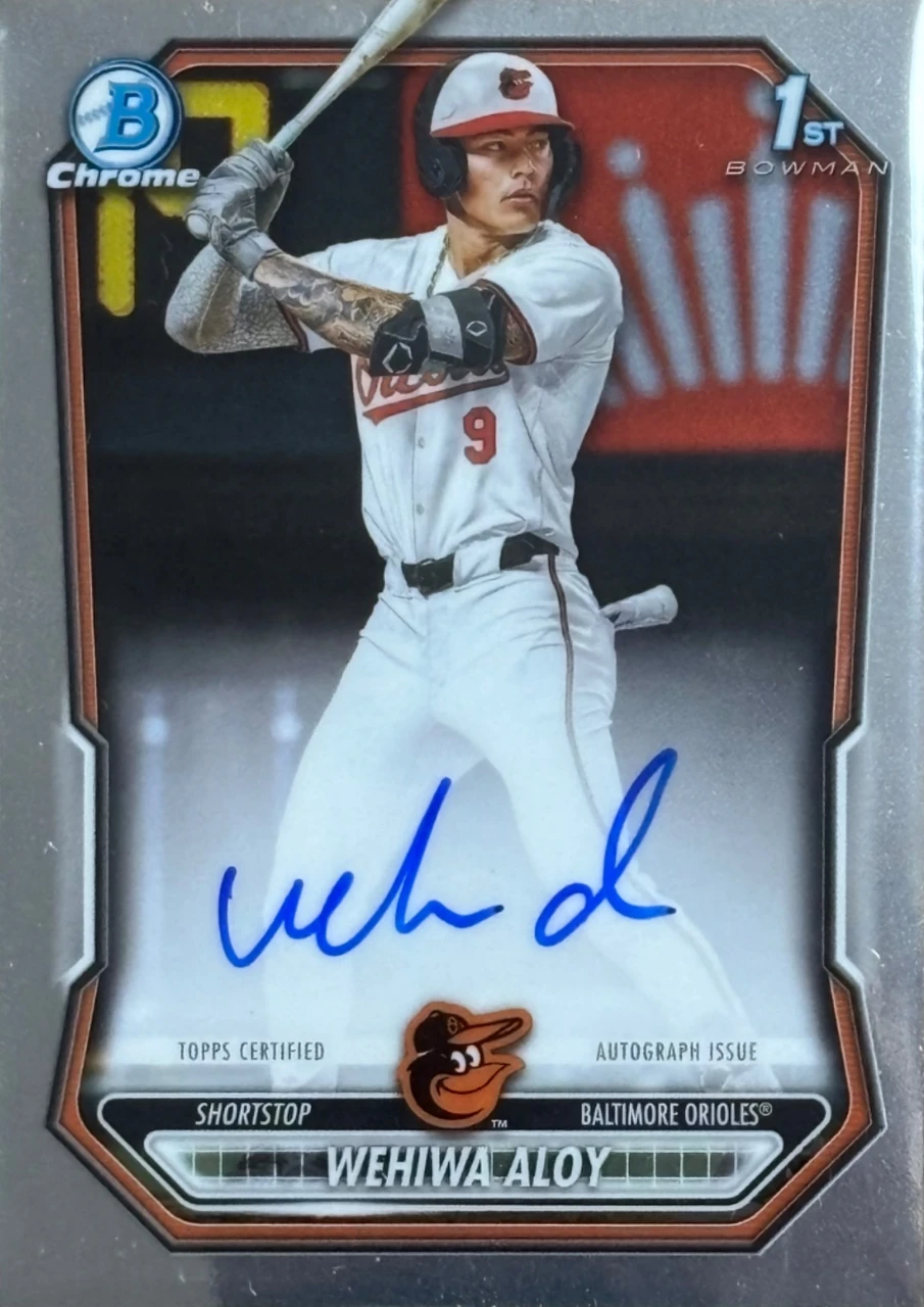 2026 Bowman Chrome Wehiwa Aloy Autograph