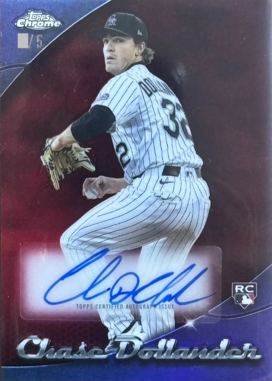 2025 Topps Chrome Updates Baseball Chromography Chase Dollander