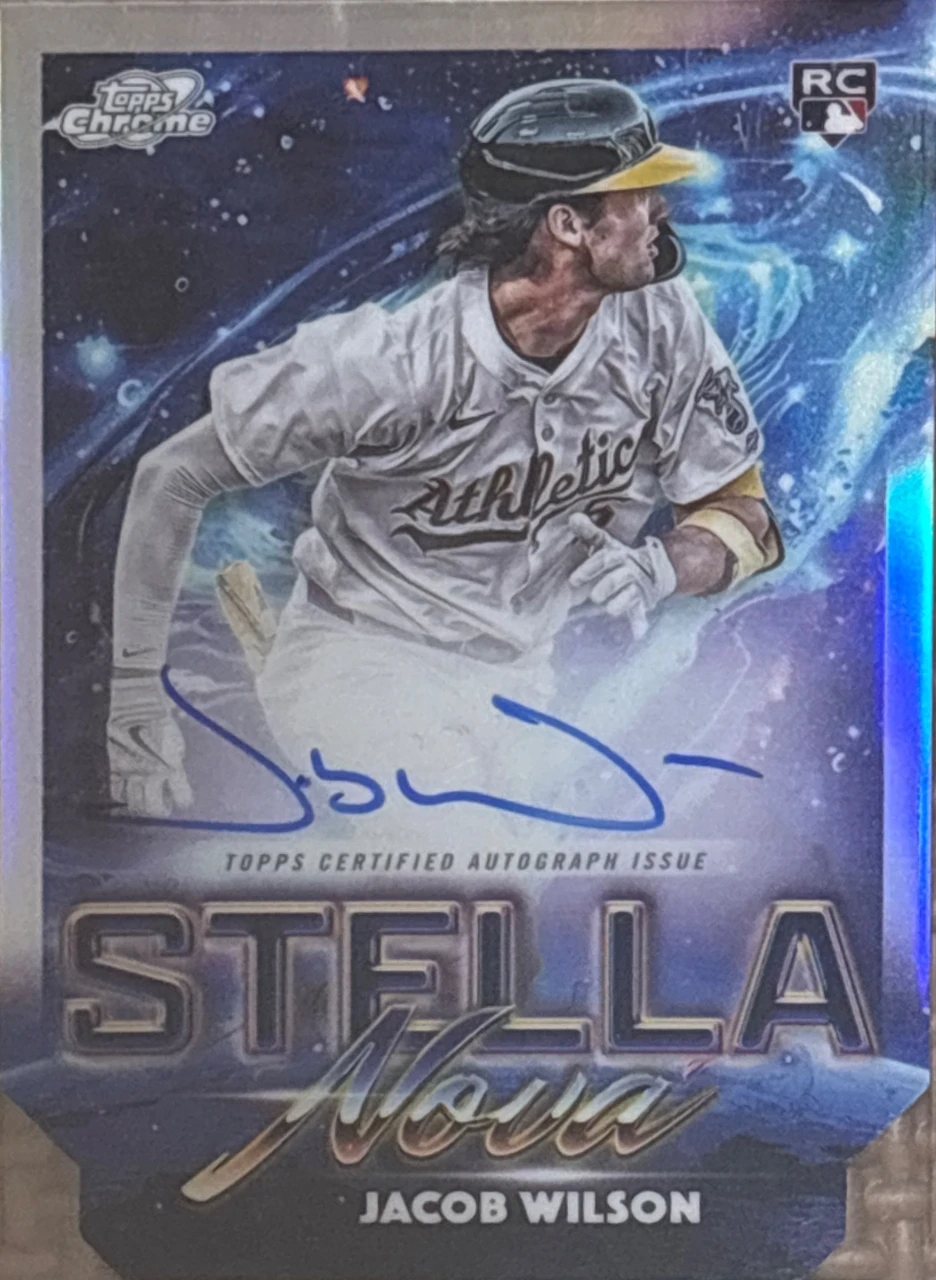 2025 Topps Cosmic Chrome Stella Nova Autograph Jacob Wilson