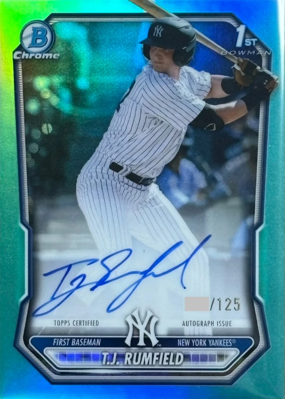 2026 Bowman Chrome T.J. Rumfield Autograph