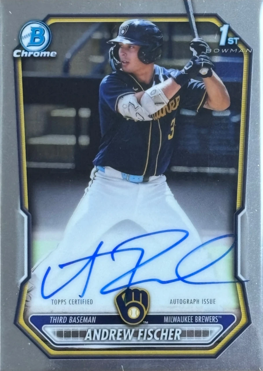2026 Bowman Chrome Andrew Fischer Autograph