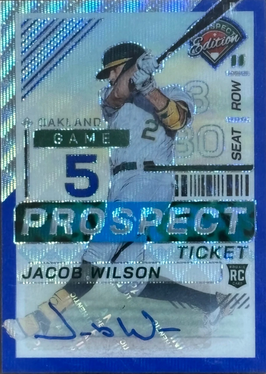 2024 Panini Prospect Edition Jacob Wilson Prospect Ticket