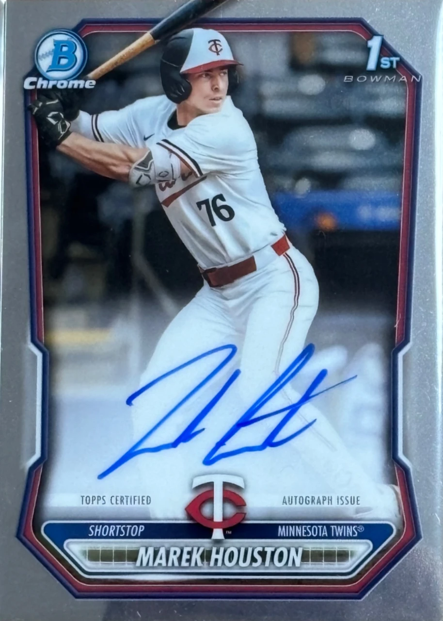 2026 Bowman Chrome Marek Houston Autograph