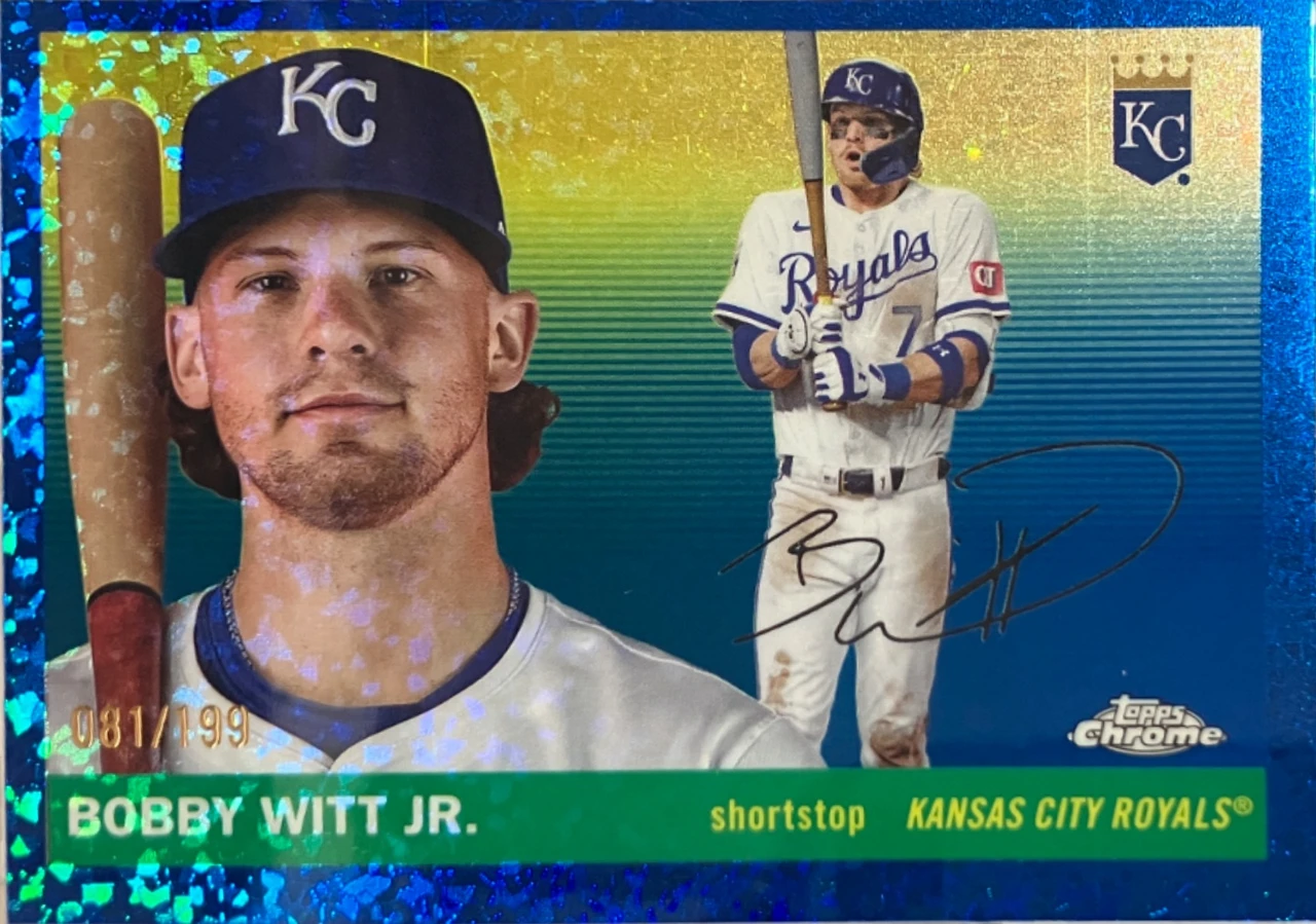 Bobby Witt Jr. /199 Blue Mini Diamond 2025 Topps Chrome Platinum