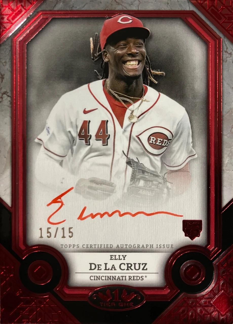 Elly De La Cruz /15 Red Autograph