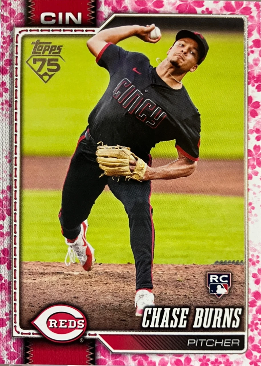 Chase Burns /99 Cherry Blossom Topps 2026 Series 1 Japan Edition