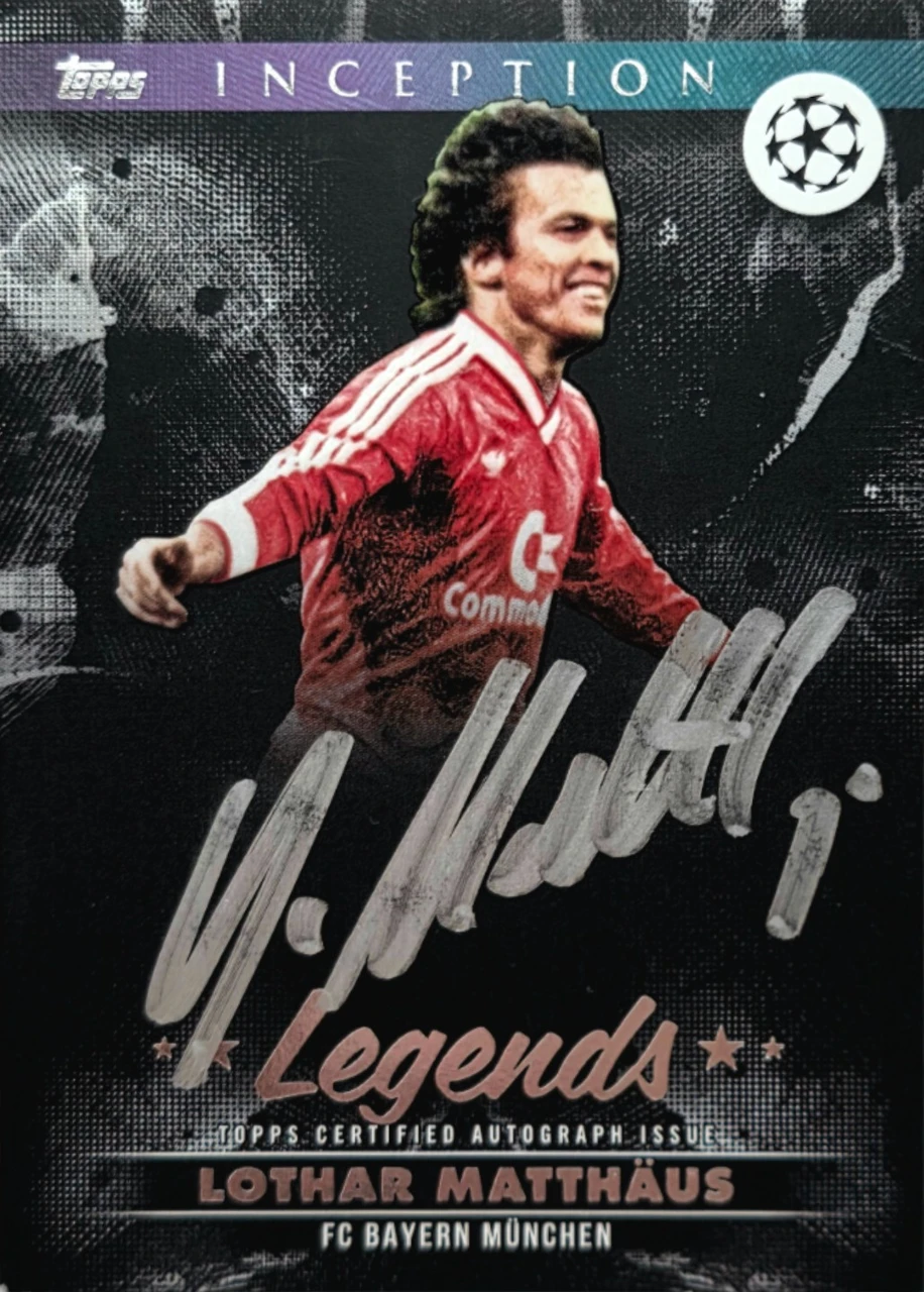 2024-25 Topps Inception Silver Signings Autograph Lothar Matthäus