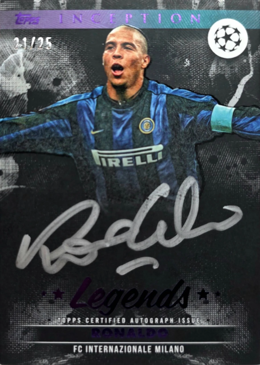 2024/25 Topps Inception Silver Signings Autograph Ronaldo