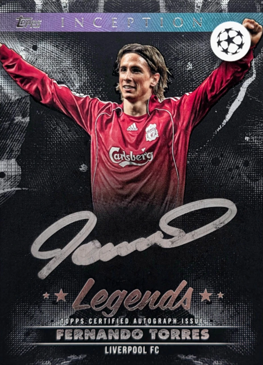 2024-25 Topps Inception Fernando Torres Silver Signings Autograph