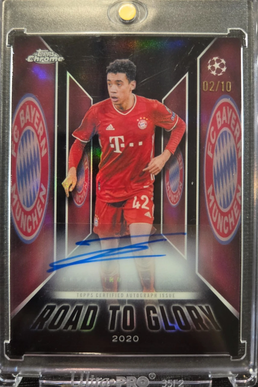 2025/26 Topps Chrome Road to Glory Autograph Jamal Musiala