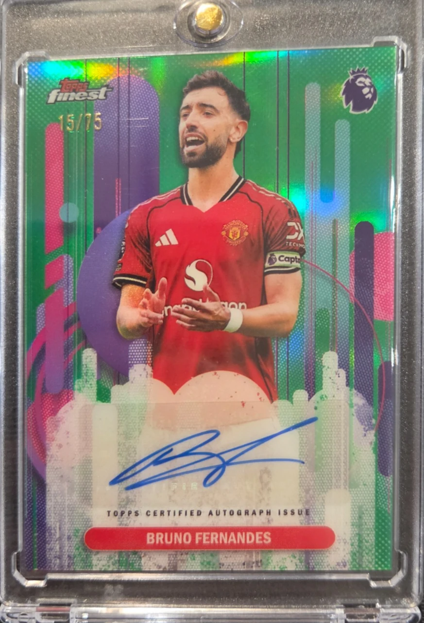 2026 Topps Finest Bruno Fernandes Autograph