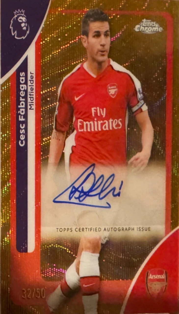 Cesc Fabregas🔥Topps chrome Epl 32/50