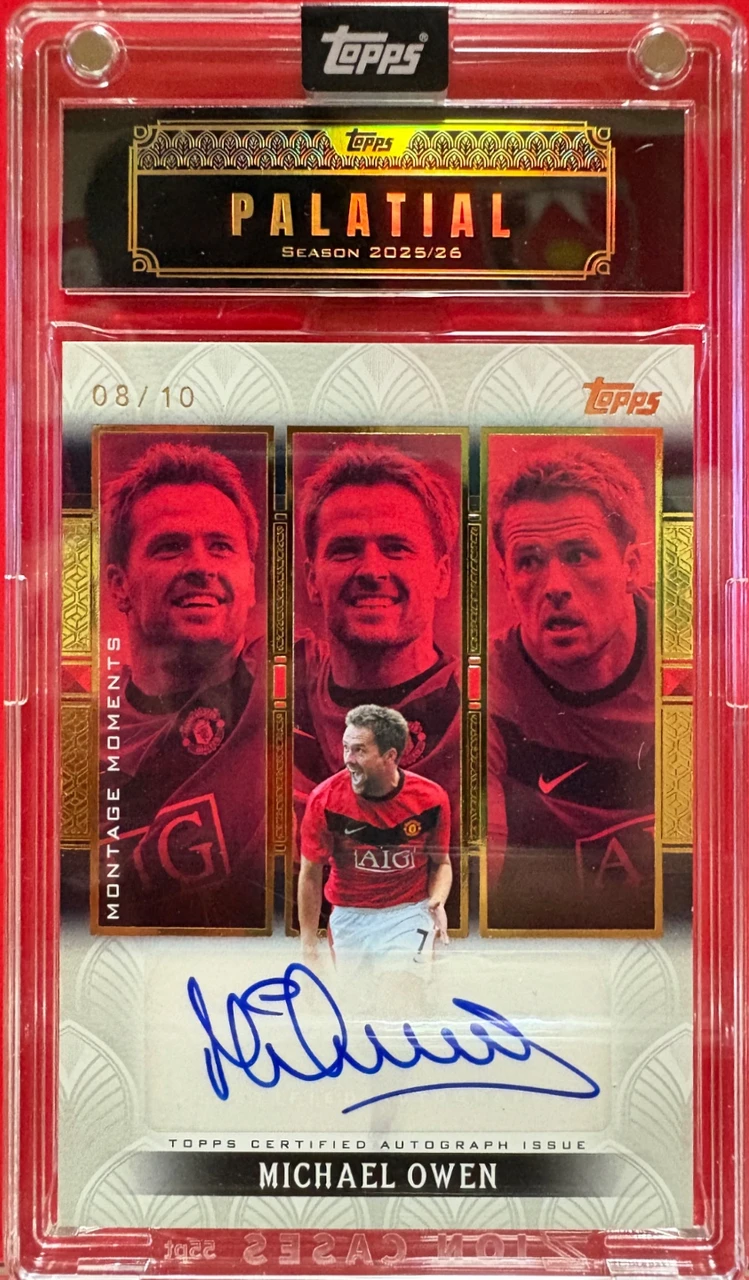 2025/26 Topps Palatial Montage Moments Autograph Michael Owen /10