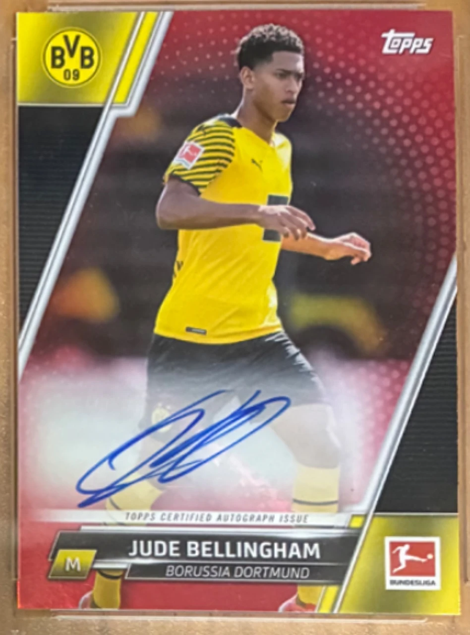2021-22 Topps Bundesliga Jude Bellingham Autograph