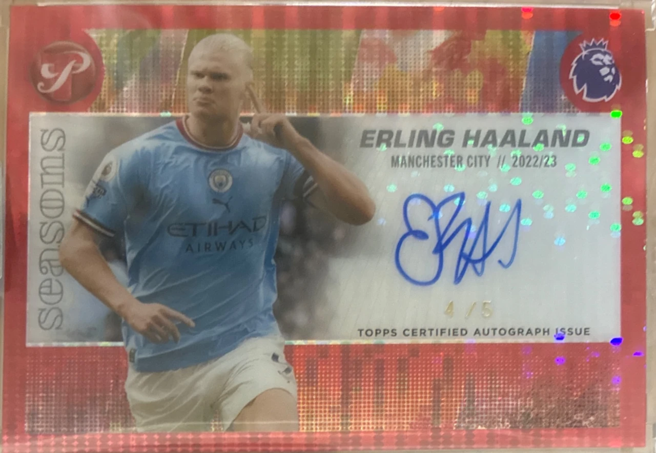 2026 Topps Seasons Erling Haaland Autograph