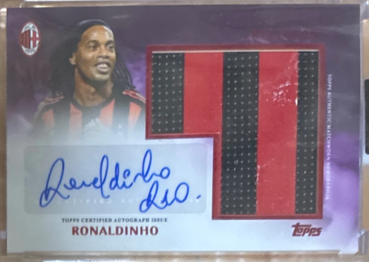 2024/25 Topps Ronaldinho Autograph Relic