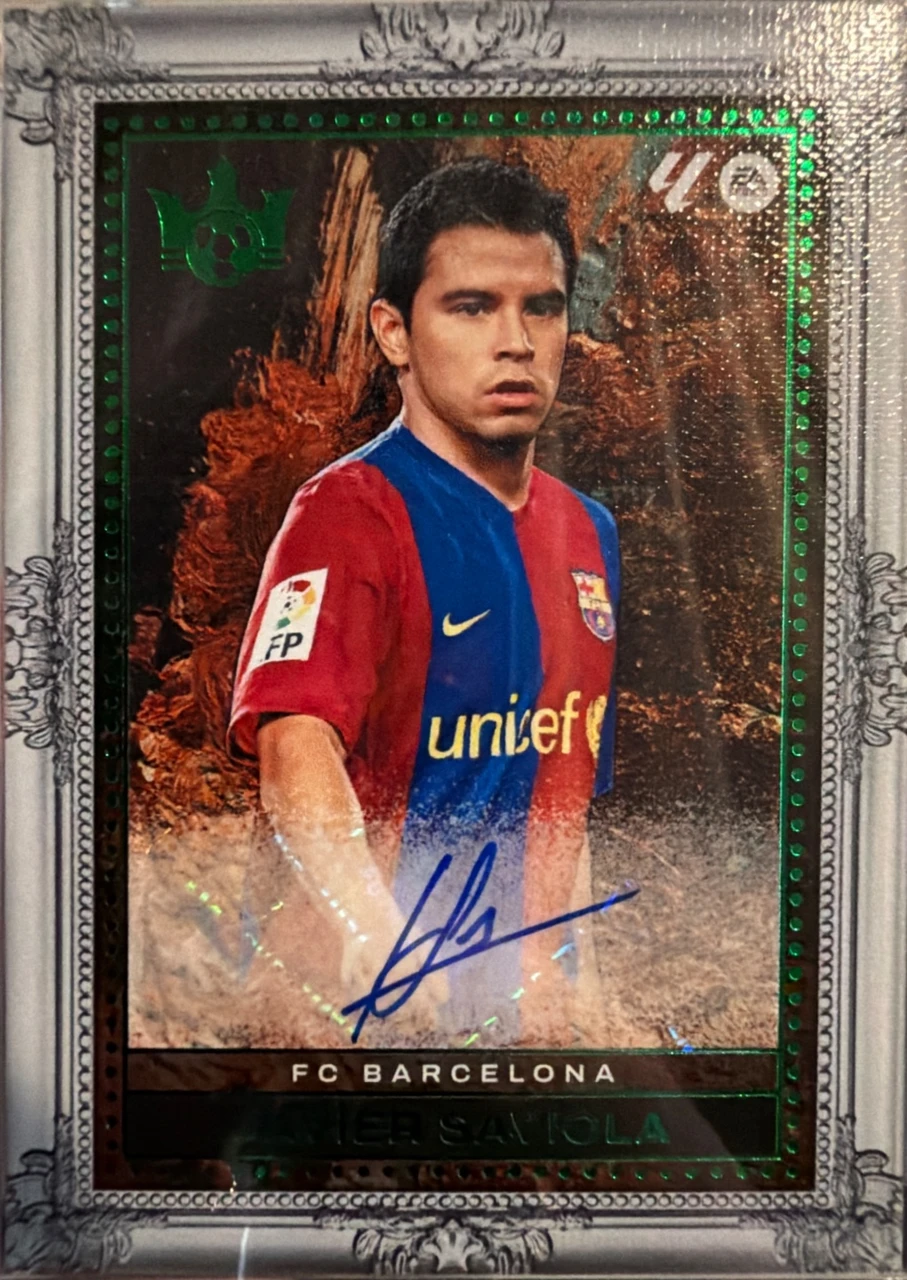 2025-26 Panini Pitch Kings Legacy Portrait Signatures Javier Saviola