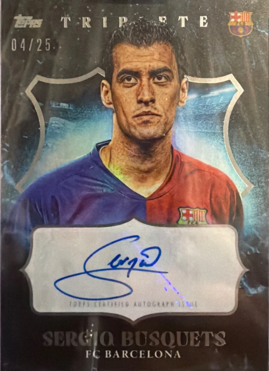TOPPS FC BARCELONA ‘TRIPLETE’ 2008/09 SERGIO BUSQUETS