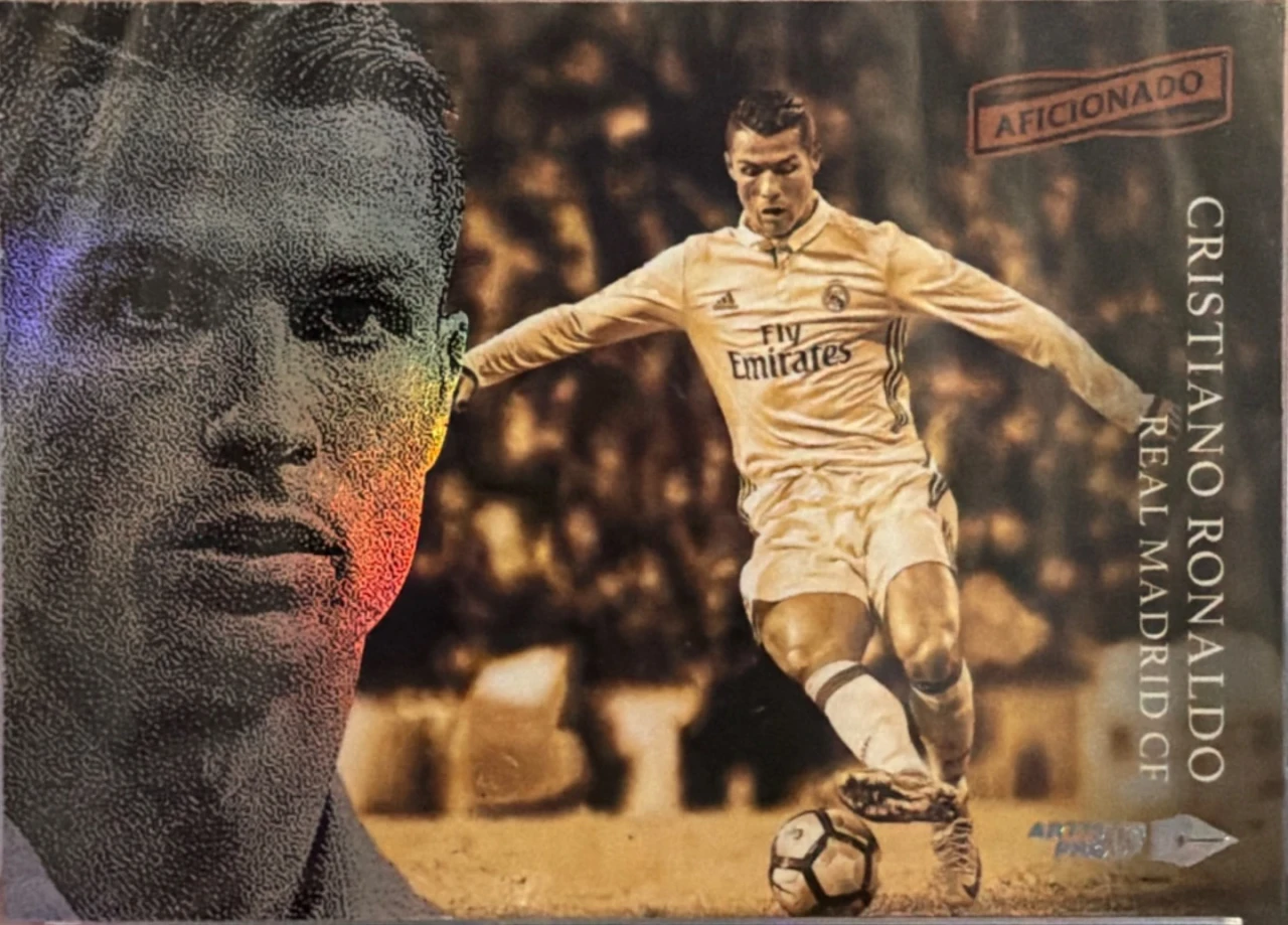 2016-17 PANINI - AFICIONADO SOCCER No.27 CRISTIANO RONALDO