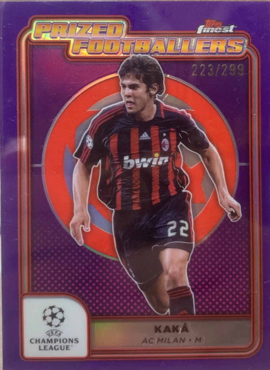 2023 Topps Finest Prized Footballers Kaka
