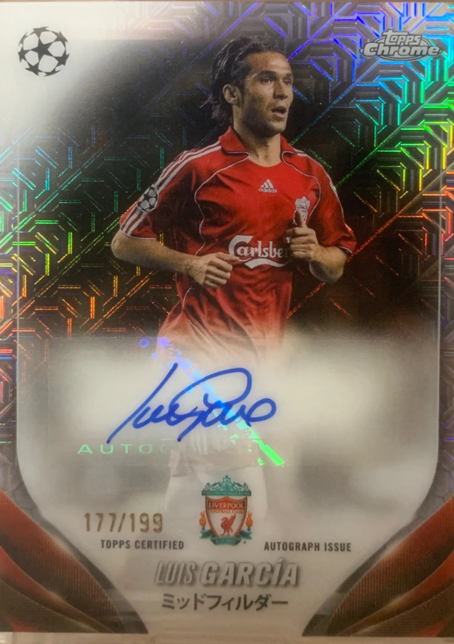2023 Topps Chrome UEFA Champions League Luis Garcia Autograph