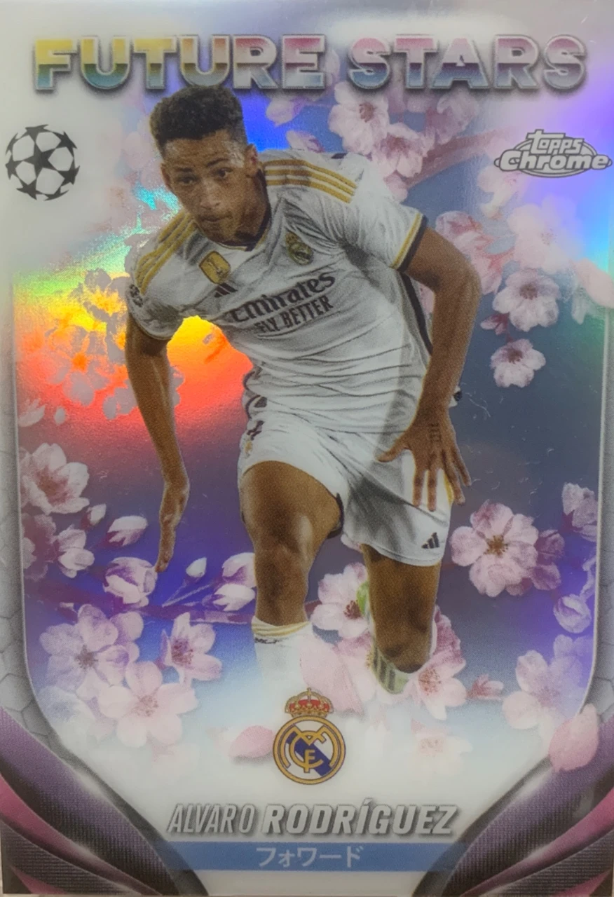2023-24 Topps Chrome UEFA Champions League Future Stars Alvaro Rodriguez