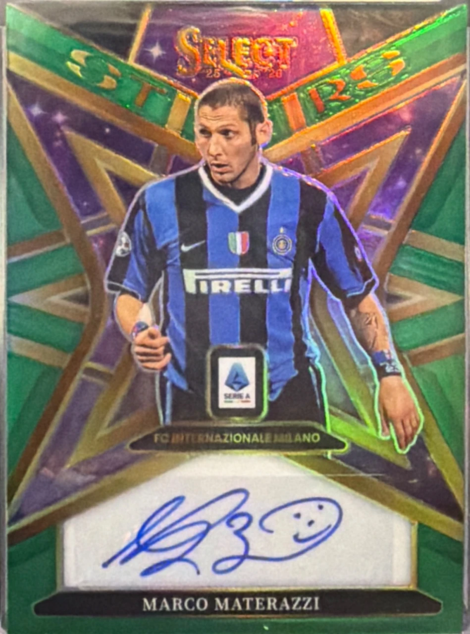 2025-26 Panini Select Serie A Soccer Marco Materazzi Autograph