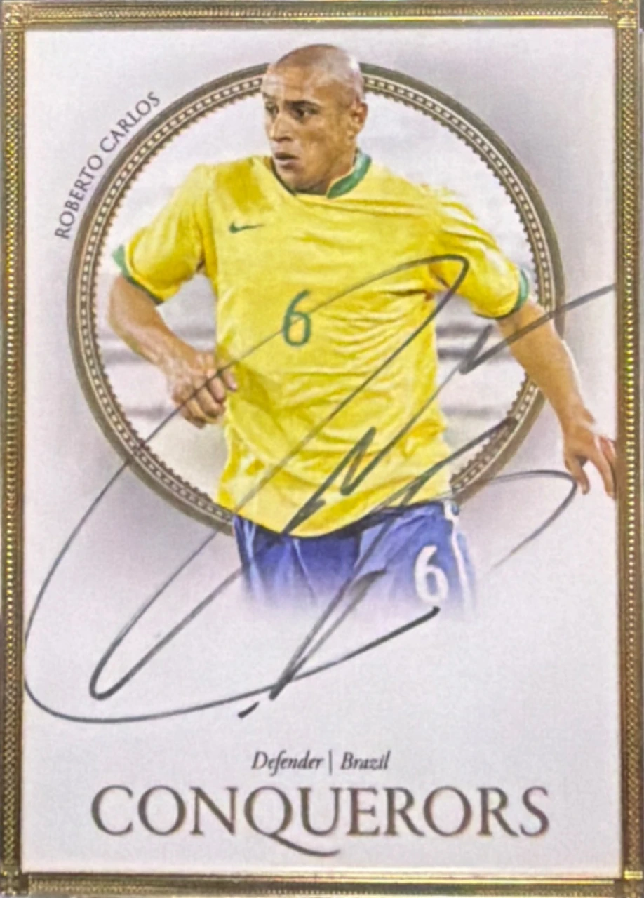 2026 Futera Incredible Conquerors Roberto Carlos Autograph