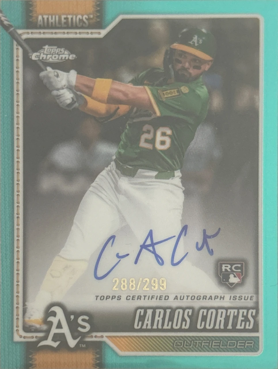 2026 Topps Chrome Carlos Cortes Autograph
