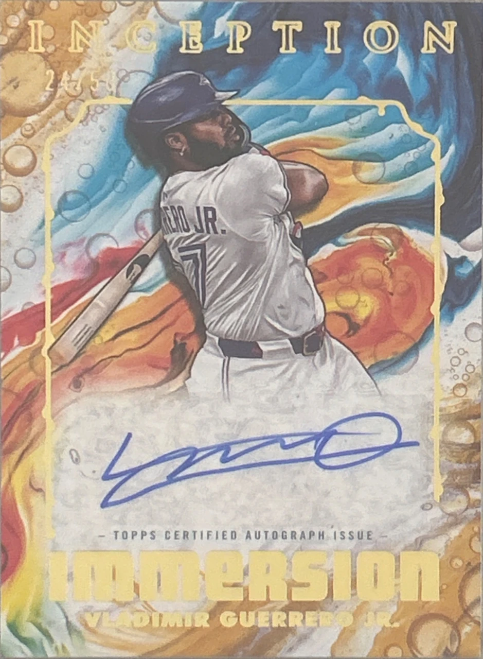 2025 Topps Inception Immersion Autograph Vladimir Guerrero Jr.