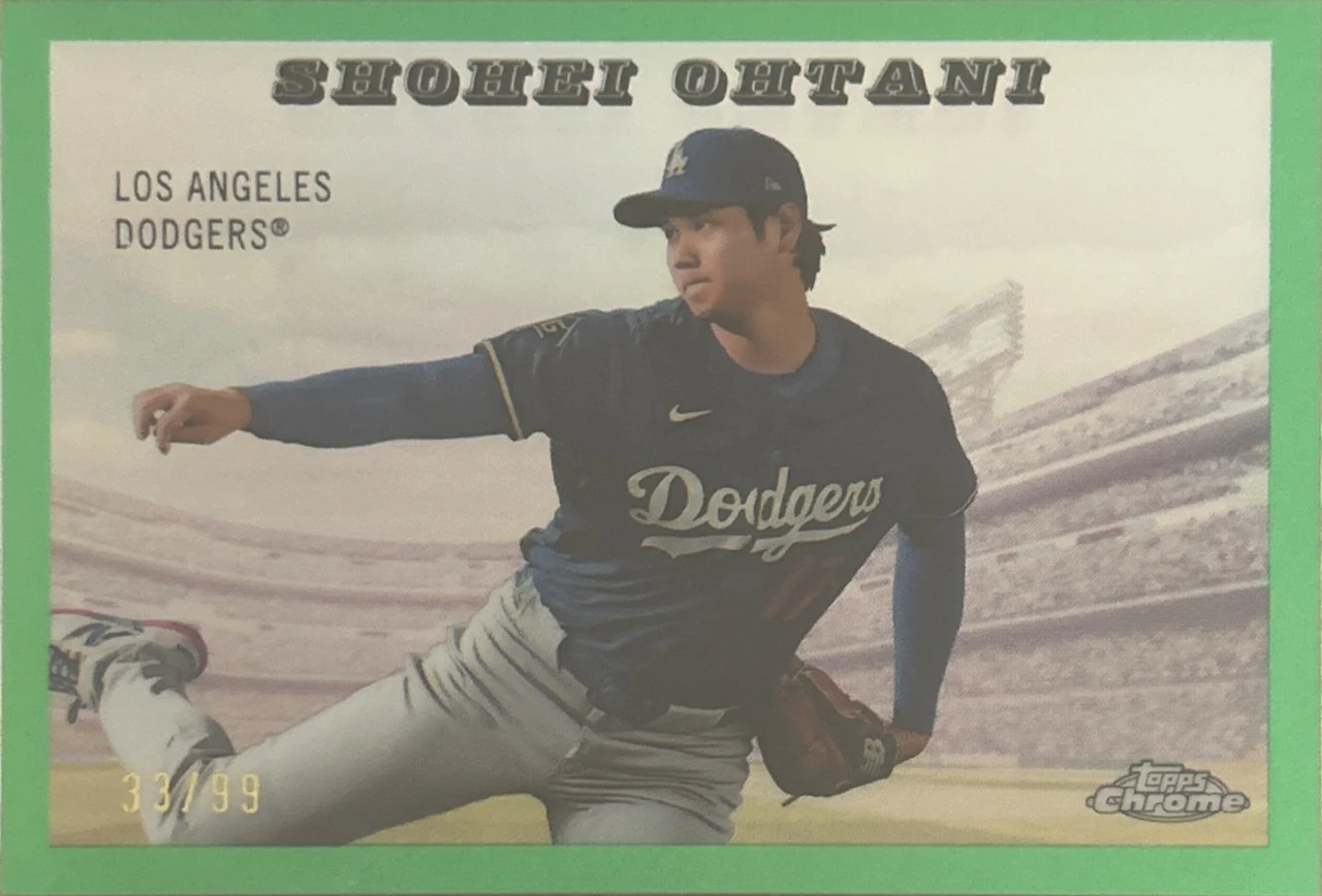 2025 Topps Chrome 1955 Topps Rails and Sails Shohei Ohtani