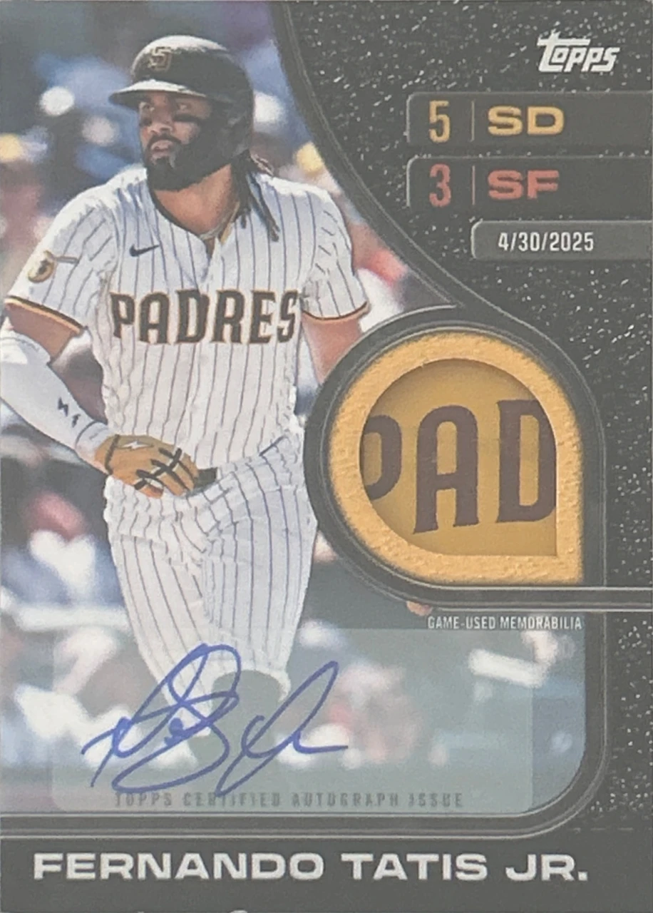 Fernando Tatis Jr. Topps Relic Autograph