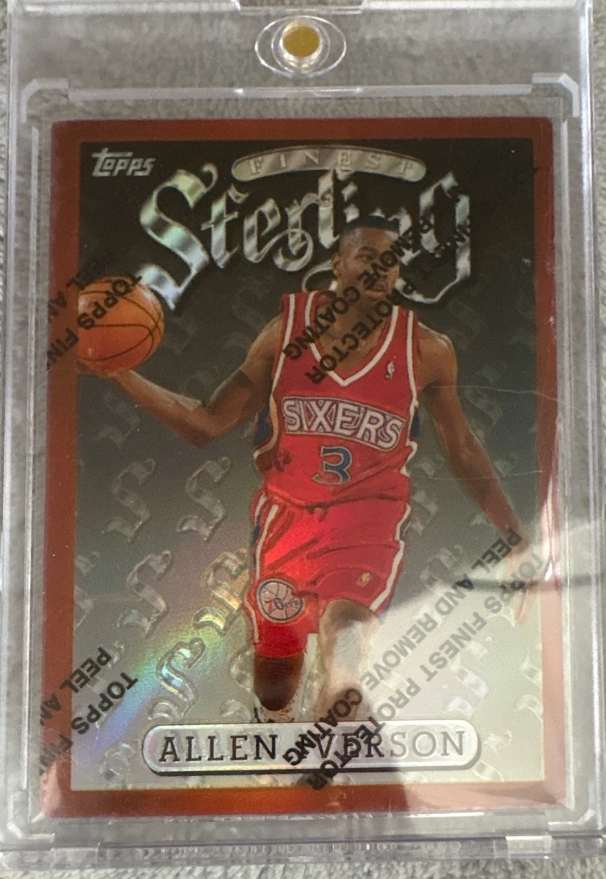 1997 Topps Finest Sterling Allen Iverson #240