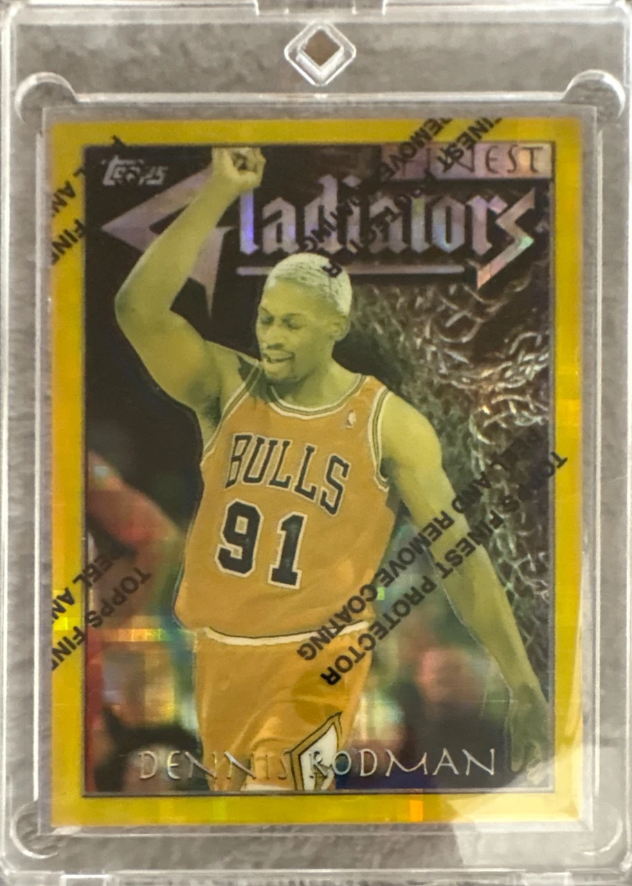 1996-97 Topps Finest Gladiators Dennis Rodman