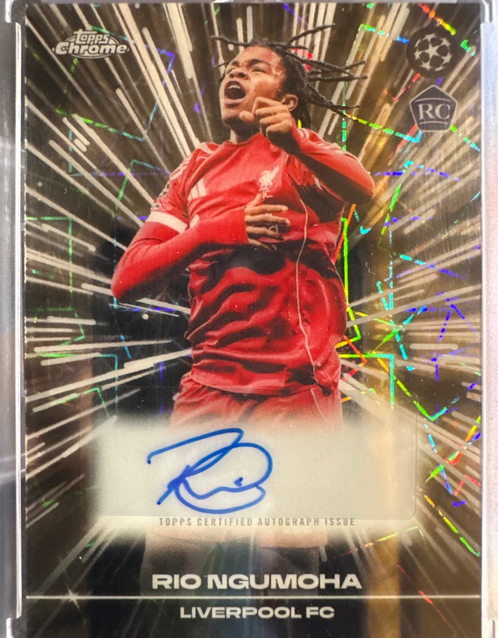 2024-25 Topps Chrome Rio Ngumoha Autograph