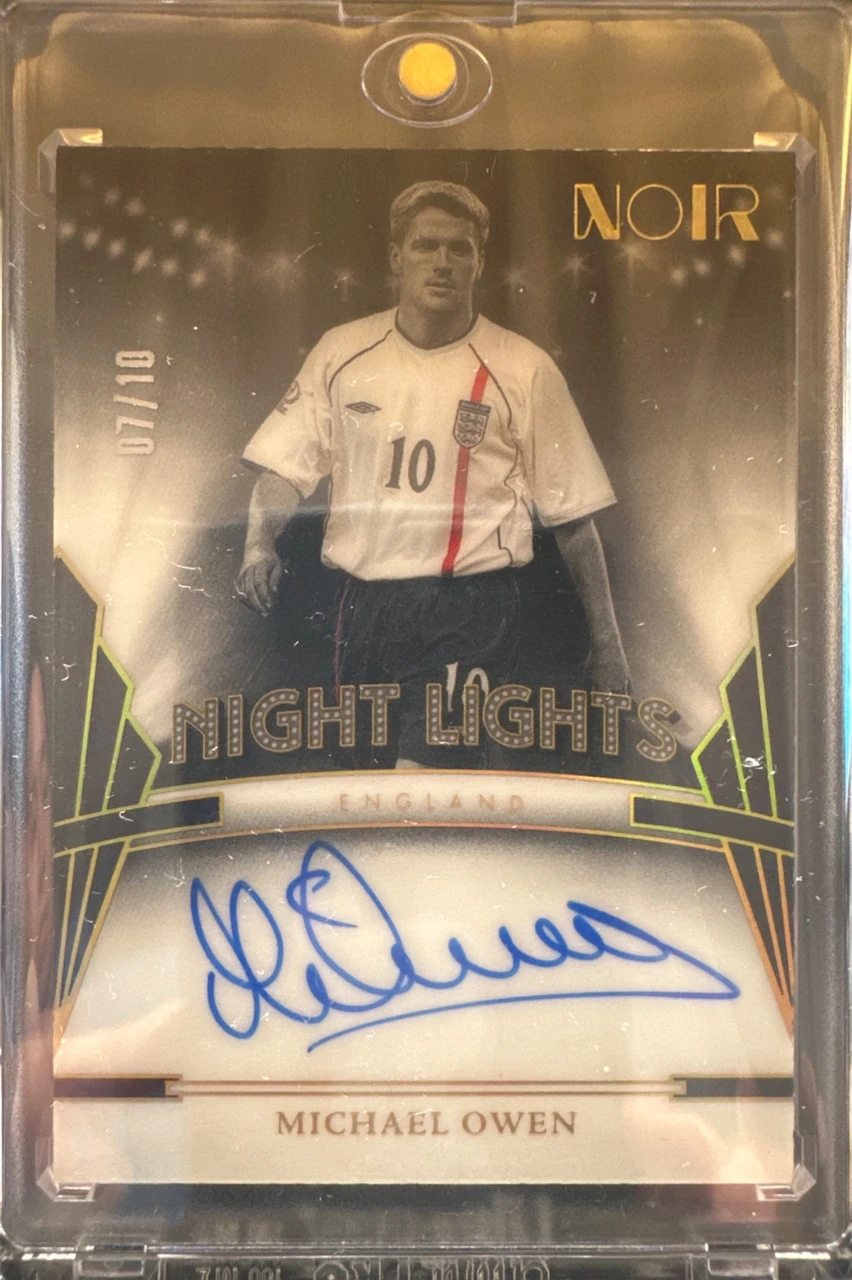 2023 Panini Noir Night Lights Autographs Michael Owen