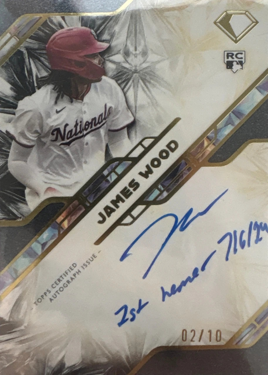 2025 Topps Diamond Icons James Wood Autograph /10