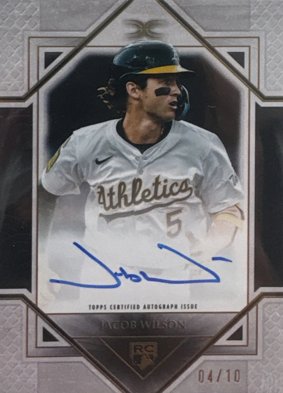 2025 Topps definitive Jacob Wilson Autograph /10