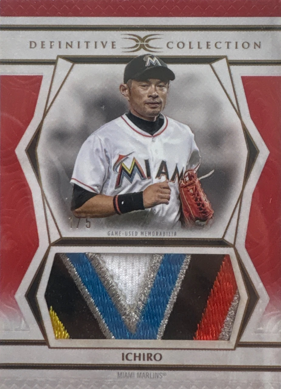 2025 Topps Definitive Ichiro Jumbo Patch /5